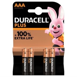 DURACELL PLUS ALKALINE EXTRA LIFE AAA MN2400 BLS4.jpg